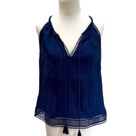 Ramy Brook Silk Navy Cami - Picture 1 of 7